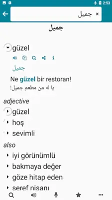 Turkish - Arabic android App screenshot 6